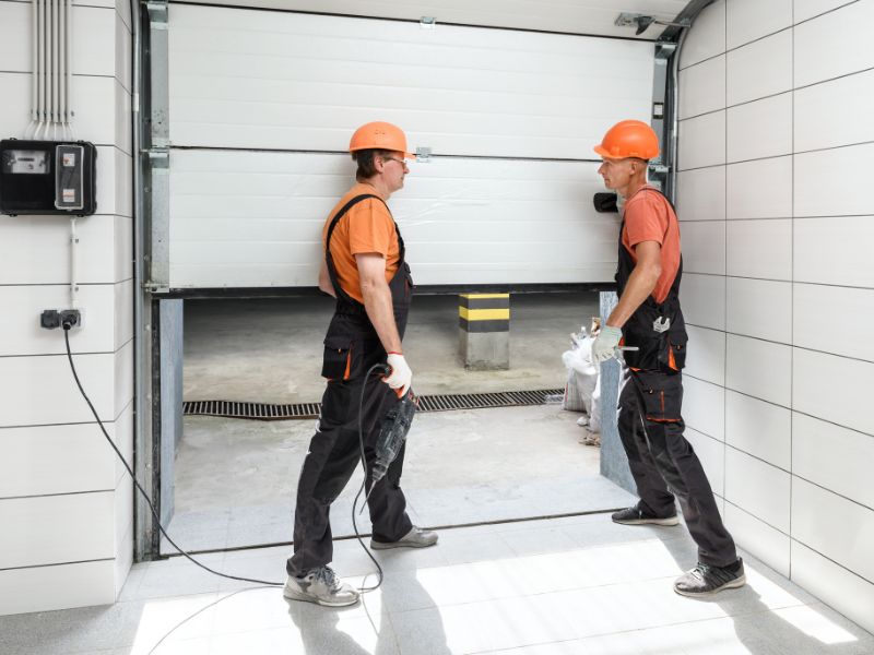 Installation porte de garage Lyon